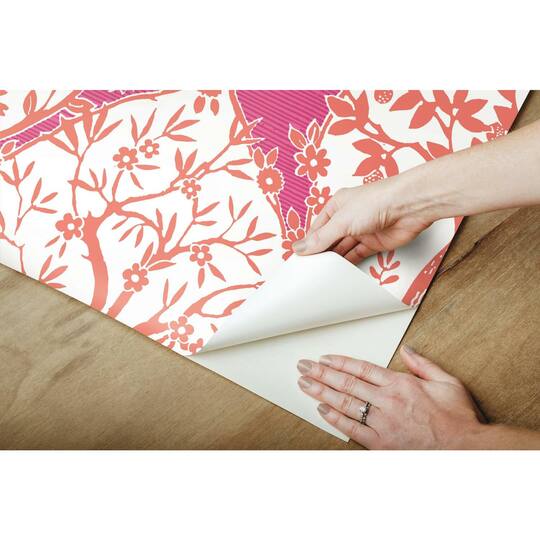 RoomMates Tree & Vine Ogee Peel & Stick Wallpaper